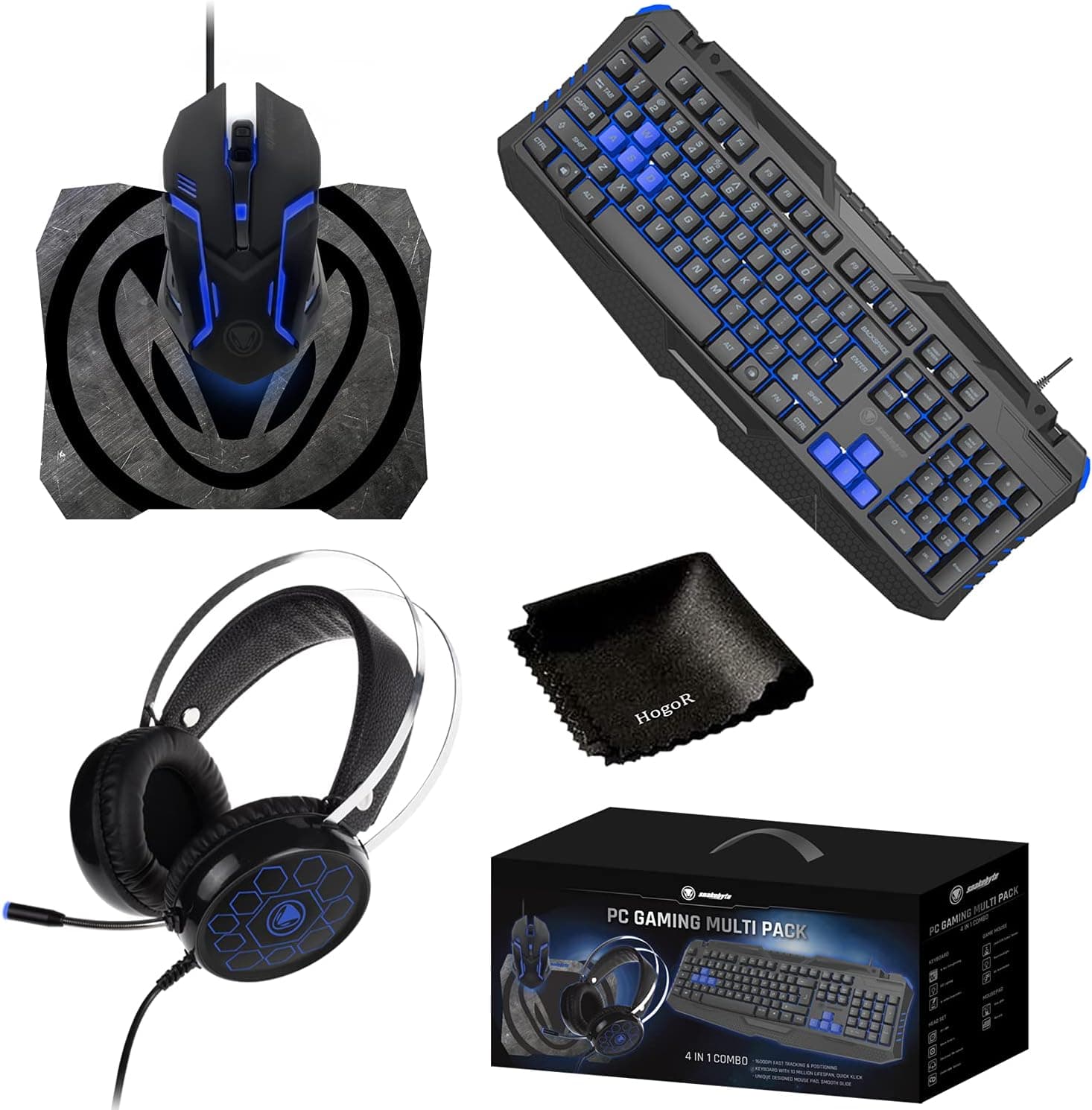 Snakebyte PC Gaming Multi Pack 4-in-1 Combo