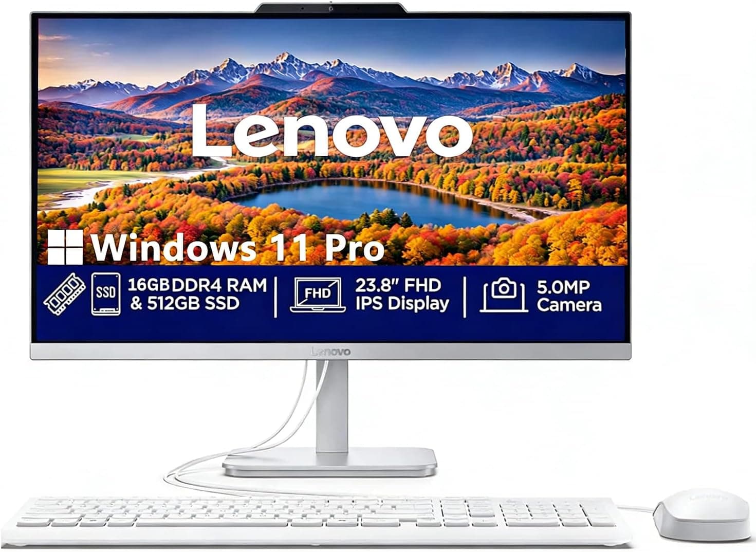 Dell 5400 AIO i3 11th Gen 8GB 1TB HDD 24" Windows 11